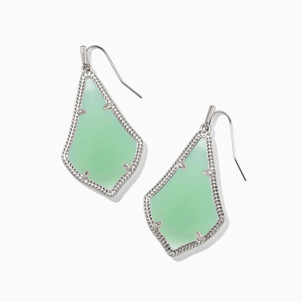 KENDRA SCOTT ALEX EARRINGS CHALCEDONY